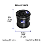 Metro de cable coaxial RG6 en carrete de 305 m, VOLTECK 5