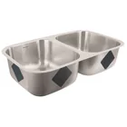 Tarja de submontar 82 x 47 x 23 cm doble tina, FOSET RIVIERA 2