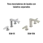 Juego de 2 cartuchos cerámicos de latón, FOSET RIVIERA 5