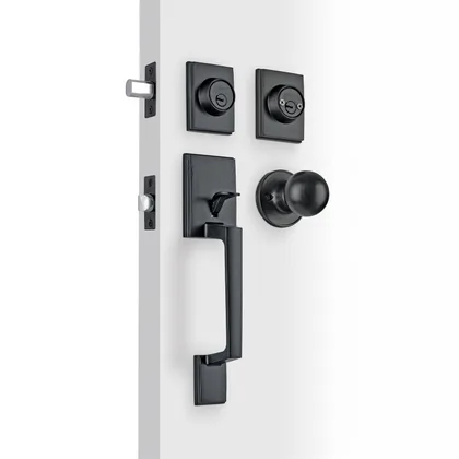 Jaladera/perilla/cerrojo, Porto llave-llave, Negro