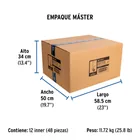 Válvula de descarga 2' para WC de 1pieza, cadena inox, FOSET 7