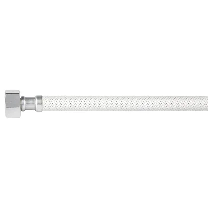 Manguera lavabo/fregadero, vinilo blanco, 1/2' x 1/2', 55 cm