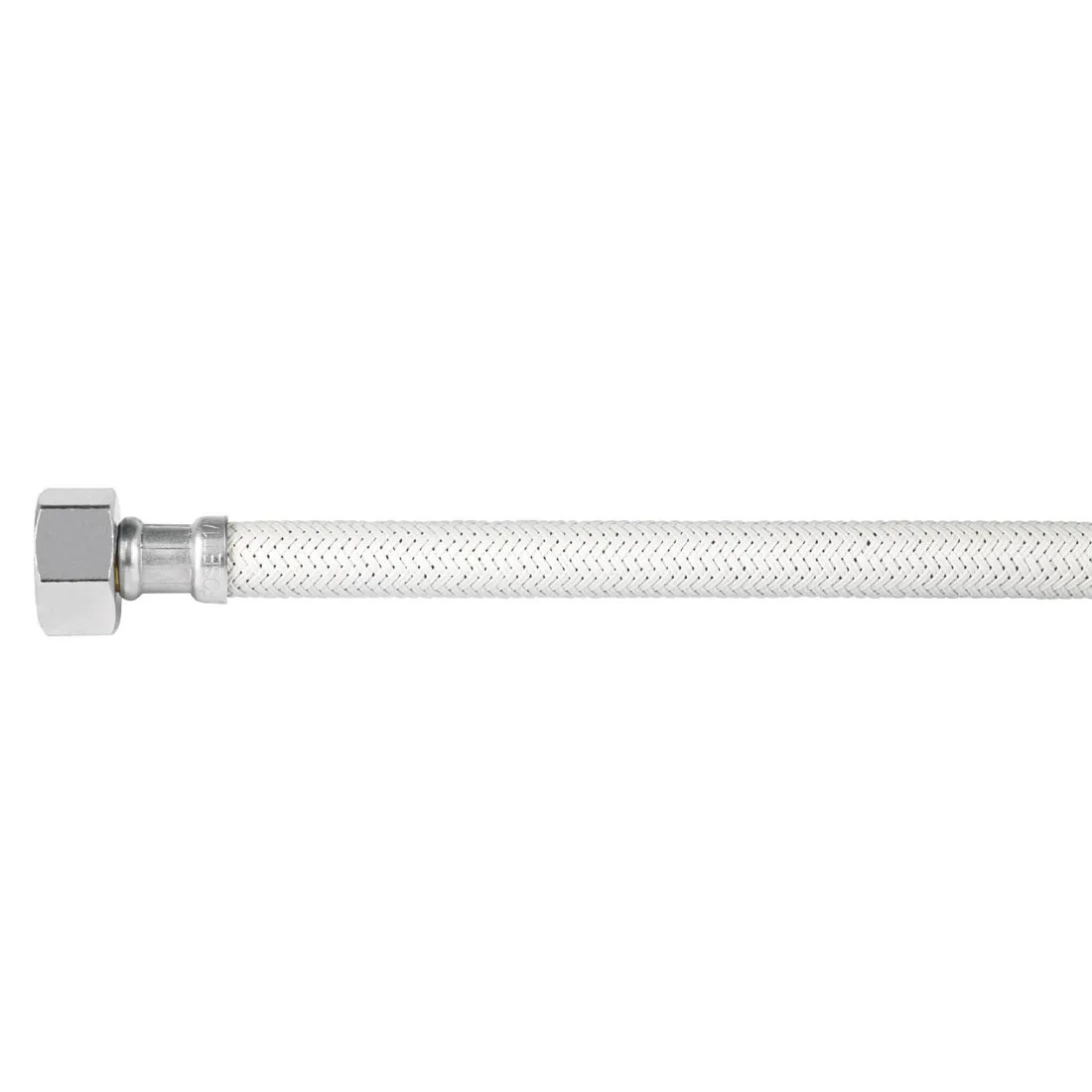 Manguera lavabo/fregadero, vinilo blanco, 1/2'x1/2', 100 cm