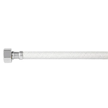 Manguera lavabo/fregadero, vinilo blanco, 1/2'x1/2', 100 cm