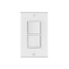 Placa armada interruptor sencillo y de 3 vías Classic 1