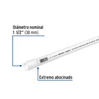 Tubo de 1-1/2' PVC hidráulico cédula 40, 3m, 2.3kg, FOSET 2