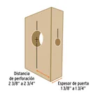 Juego de 4 piezas para instalar cerraduras, TRUPER EXPERT 4