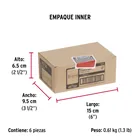 Pasador de barril de acero latón 5', HERMEX 6