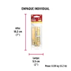 Pasador de barril de acero latón 4', HERMEX 5