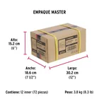 Pasador de barril de acero latón 2', HERMEX 7