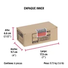 Pasador de barril de acero cromo 6', HERMEX 6