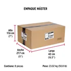 Caja con 100 taquetes expansivos 8x50 mm con armella cerrada 5