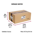 Caja con 50 taquetes expansivos 10x65 mm con armella cerrada 5