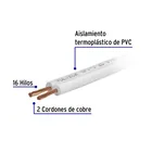 Rollo de 100 m de cordón dúplex flexible SPT 18 AWG, VOLTECK 2
