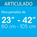 Soporte para pantallas de 23' a 42' articulado, VOLTECK 4