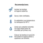 Bomba periférica 1/2HP, altura máx 30m, uso agrícola, FOSET 4