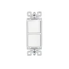 Interruptor dúplex, 1 sencillo y 1 de 3 vías, línea Classic 1