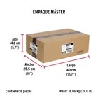Caja con 100 taquetes arpón de 5/16' x 2', FIERO 6