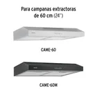 Juego de 2 filtros de aluminio para campana CAME-60 4