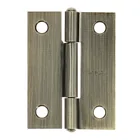 Bisagra rectangular 2 x 1-1/2', latón antiguo, HERMEX 1