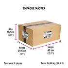 Caja con 100 taquetes expansivos de 5/16' con tornillo FIERO 6