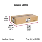 Caja con 25 taquetes expansivos de 5/8' con tornillo, FIERO 6