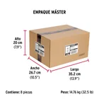 Caja con 50 taquetes expansivos de 5/16' sin tornillo, FIERO 6