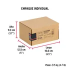 Caja con 25 taquetes expansivos de 1/2' sin tornillo, FIERO 5