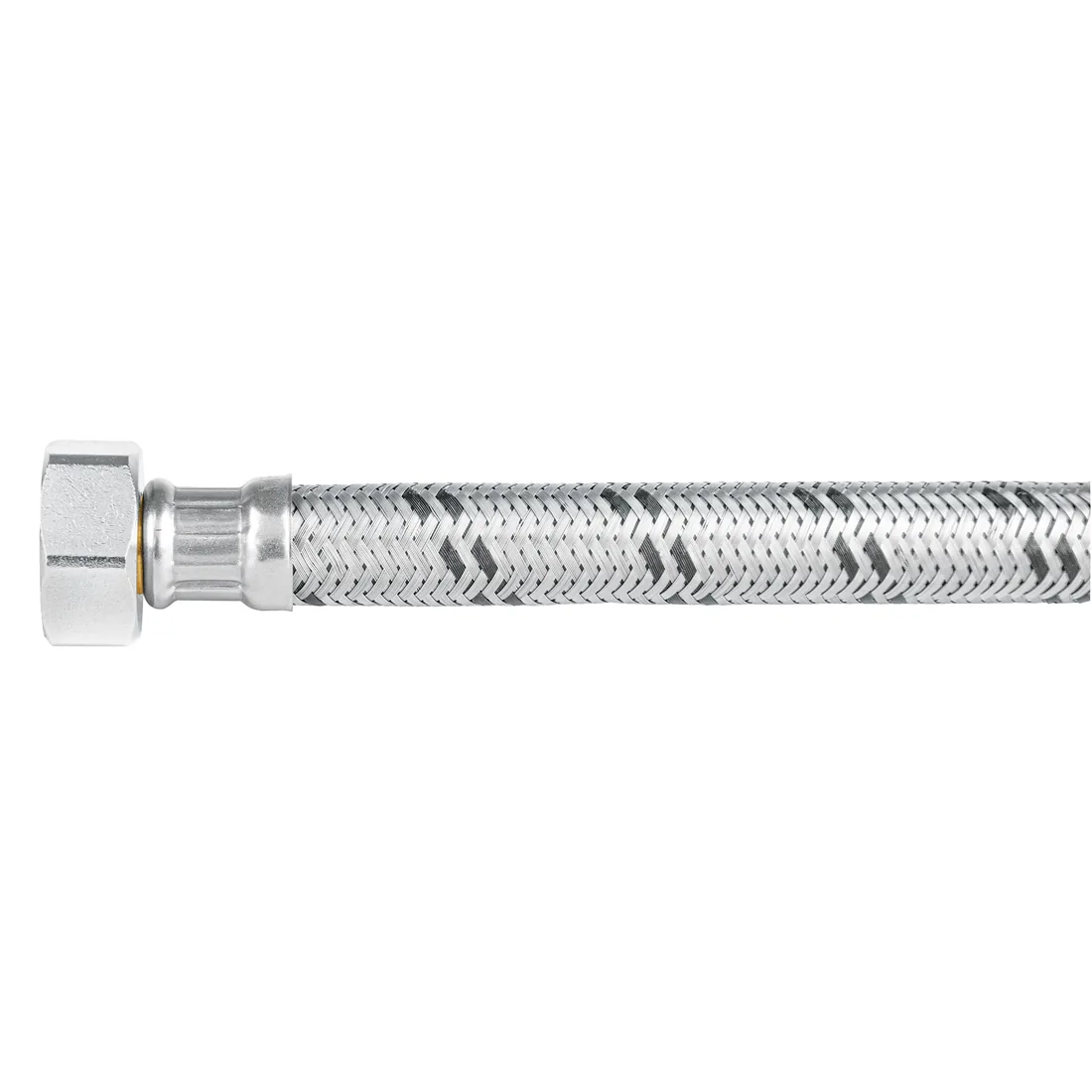 Manguera para boiler, acero inox. 1/2'H x 3/4'H, 150 cm