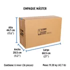 Manguera para boiler, acero inox. 1/2'H x 3/4'H, 150 cm 7