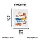 Conector de cobre de rosca exterior 1', FOSET BASIC 4