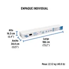 Caja c/10 tubos p/calentador solar CALE-20S, 1 de 2, FOSET 6