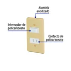 Placa armada contacto e interruptor, línea Económica 2