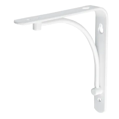 Ménsula reforzada blanca 6 x 6', diseño alambrón, FIERO