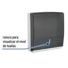 Dispensador de ABS para toallas de papel, humo, FOSET 2