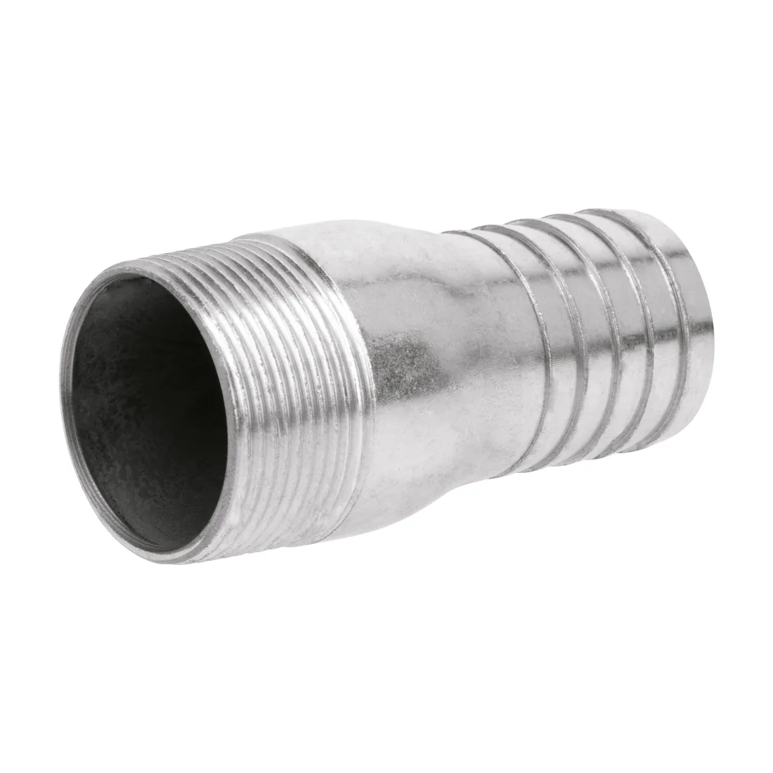 Niple de acero galvanizado 1-1/2' tipo botella, FOSET