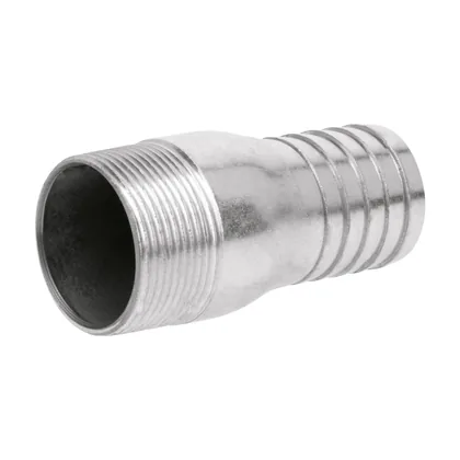 Niple de acero galvanizado 1-1/2' tipo botella, FOSET