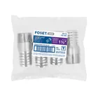 Niple de acero galvanizado 1-1/2' tipo botella, FOSET 3