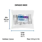 Niple de acero galvanizado 1-1/2' tipo botella, FOSET 4