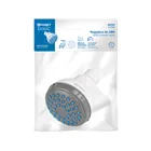 Regadera redonda de ABS 2-1/2' gris-blanca sin brazo, BASIC 7