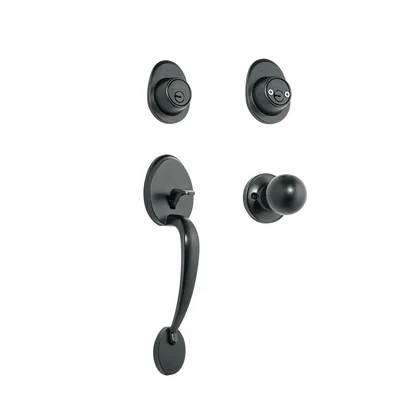 Jaladera/perilla, Lugo llave-llave, Negro, HERMEX