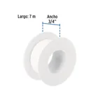 Cinta sella roscas 3/4' x 7m, uso general, FOSET BASIC 2