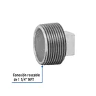 Tapón macho 1-1/4' de acero galvanizado, FOSET 2