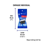 Interruptor de 3 vías, 1.5 módulos, línea Española, blanco 6