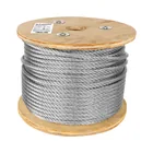 Metro de cable flexible 3/8' de acero 7x19 hilos, 75 m 1