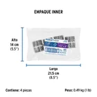 Niple de acero galvanizado 1-1/2 x 2', FOSET 4