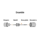 Brocasierra bimetálica 3', TRUPER EXPERT 3