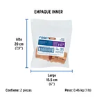 Conector de cobre, rosca interior 1-1/2', FOSET 4