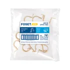 Abrazadera tipo 'U' de CPVC de 3/4', FOSET 4