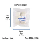 Conector macho CPVC 1-1/2', FOSET 4
